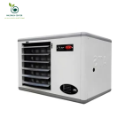 هیتر گازی فایرتیوب آذر تهویه مدل F950 با بدنه مقاوم و پوشش رنگ الکترواستاتیکی