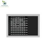 نمای جلویی هیتر گازی انرژی GH0845: نمایش دستگاه با پنل کنترل و فن اکسیال.